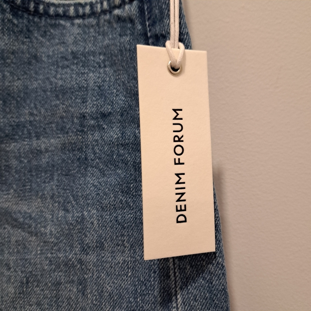 NWT Aritzia Denim Forum The 90s Ricci Y2K Grunge Festival Mini Skirt 23 - Picture 4 of 11